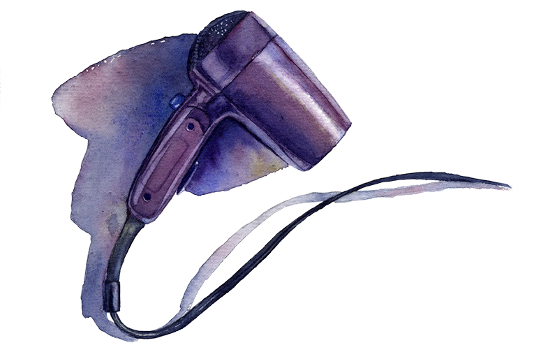 Using a Blow Dryer - Watercolor 365