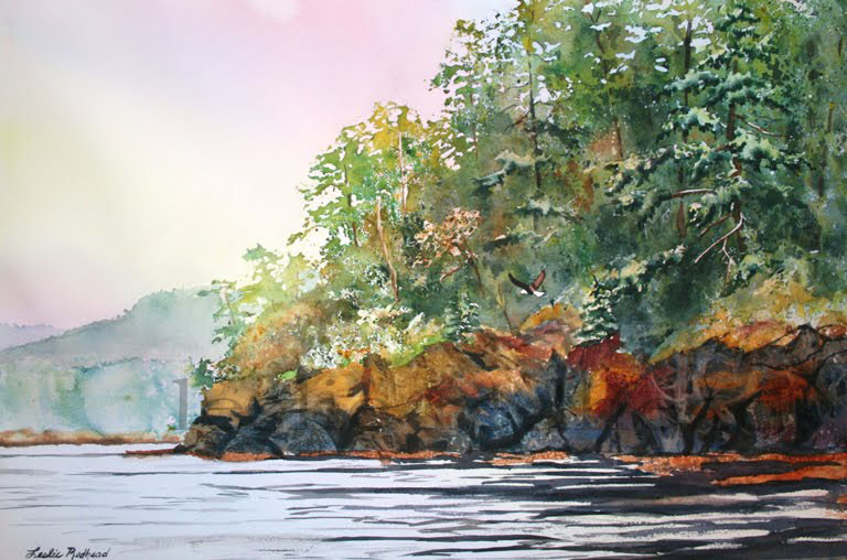 Rocks in Watercolor