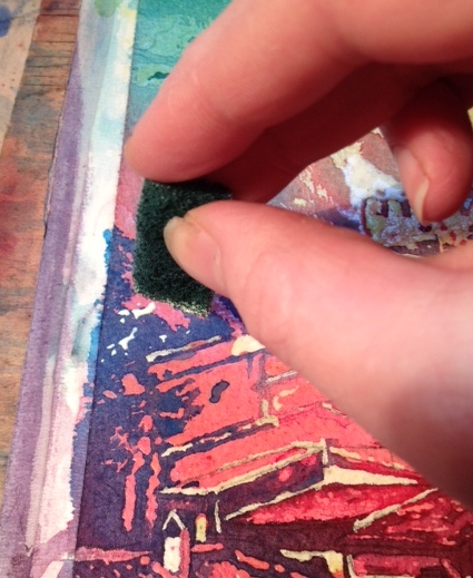 Achieving Texture with Masking Fluid